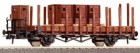 66348 Roco Flat car with brakemans cabin with load
